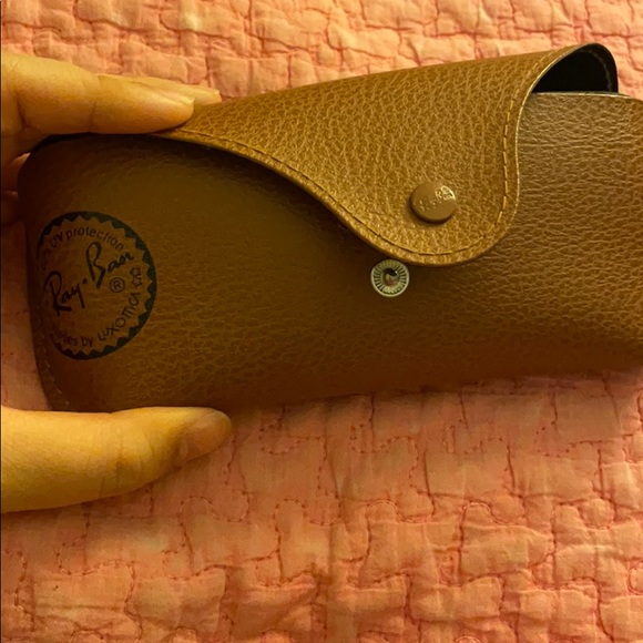 Blue reflective ray ban w/case - Picture 5 of 5